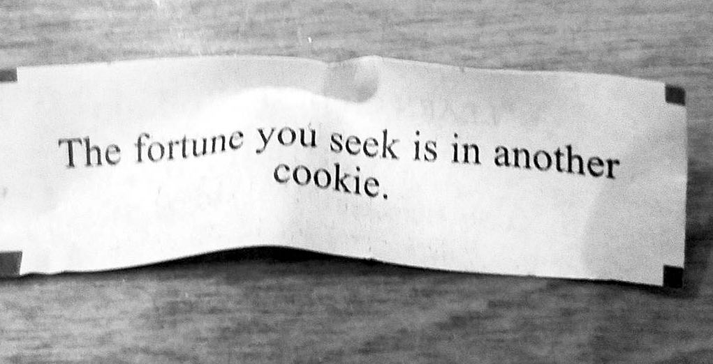 Fortune from fortune cookie